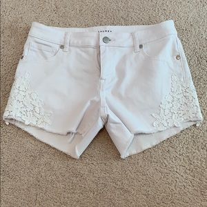 Lauren Conrad White Shorts
